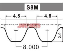 1356809040 Timing Belt