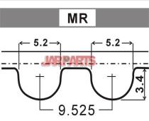 0816F0 Timing Belt