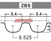 8942214350 Timing Belt