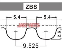 168060M900 Timing Belt