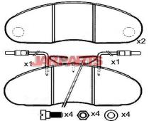 5001834527 Brake Pad