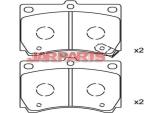 F1CZ2001B Brake Pad