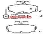 1666624 Brake Pad