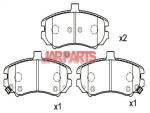 581012DA50 Brake Pad