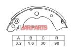 K1186 Brake Shoe