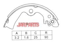 K1207 Brake Shoe