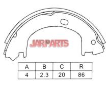 K11154 Brake Shoe