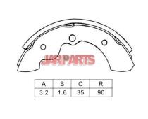 K6624 Brake Shoe