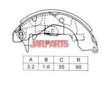 K6677 Brake Shoe