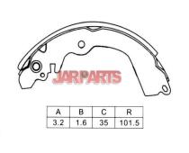 K6703 Brake Shoe