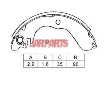 K6714 Brake Shoe