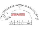 K6720 Brake Shoe