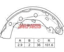 K6735 Brake Shoe