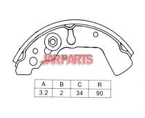 K7721 Brake Shoe