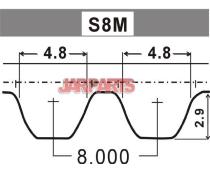 1302821J00 Timing Belt