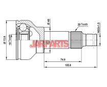 151038 CV Joint Kit