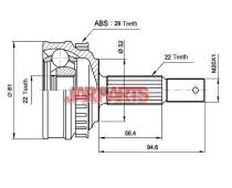 151056 CV Joint Kit