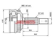 151057 CV Joint Kit