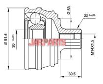 151066 CV Joint Kit