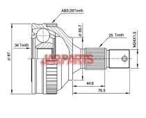 151216 CV Joint Kit