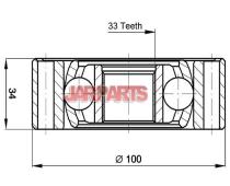 161010 CV Joint Kit