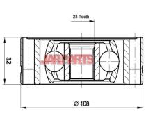 161024 CV Joint Kit
