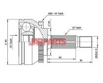 303416 CV Joint Kit