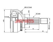 MR912136 CV Joint Kit