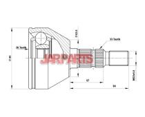 1603270 CV Joint Kit